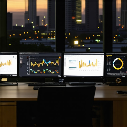 A modern workspace with SEO and analytics tools displaying Durham market data