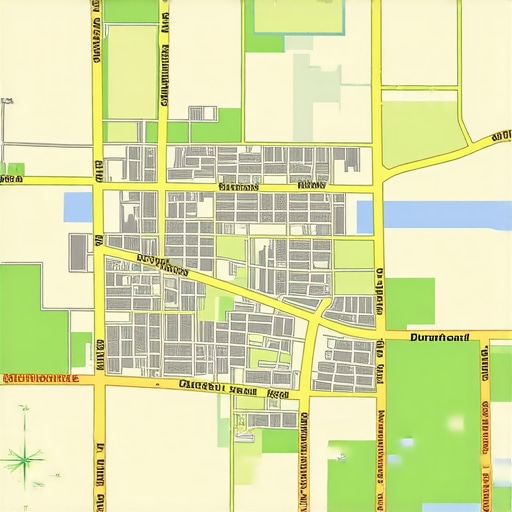 Durham Neighborhood Map for Local SEO Map of Durham neighborhoods with key landmarks and businesses