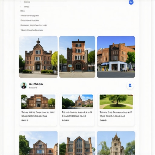 Google My Business profile showcasing Durham landmarks