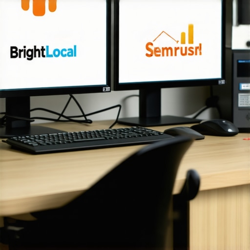 SEO Tools for Durham Local Business Computer screens displaying SEO analytics and local search rankings