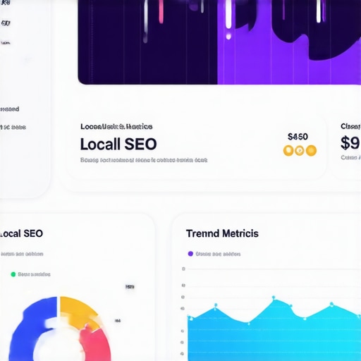 Screenshot of local SEO analytics dashboard showing rankings and citation status.
