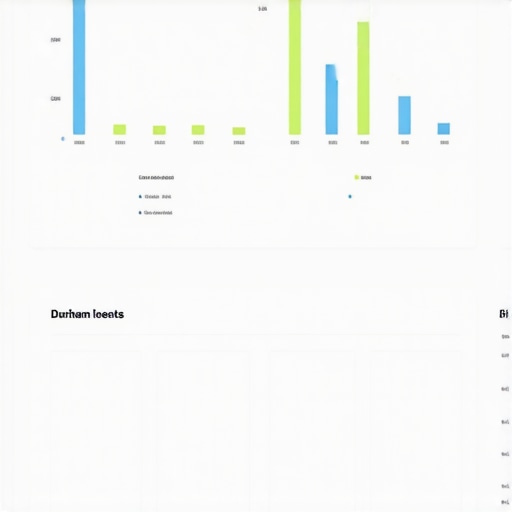 Screenshot of local SEO performance metrics for a Durham business